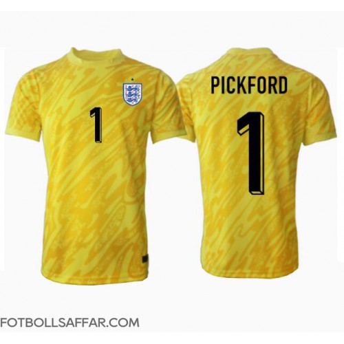 England Jordan Pickford #1 Målvakt Bortatröja EM 2024 Kortärmad